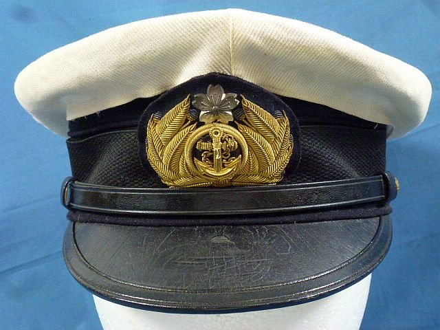 WWII Japanese Navy Officer Visor Cap — image 2