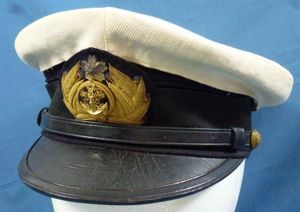 WWII Japanese Navy Officer Visor Cap