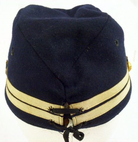 WWII Japanese Navy Officer Black Field Cap — image 4