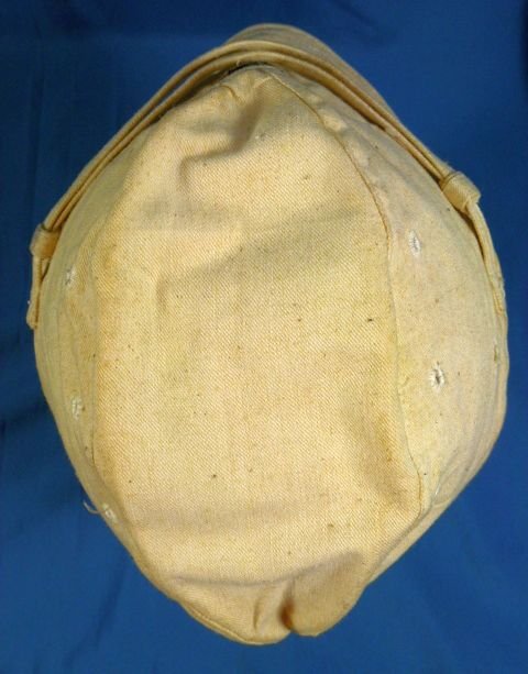 WWII White Japanese Navy EM/NCO Cotton Field Cap — image 5