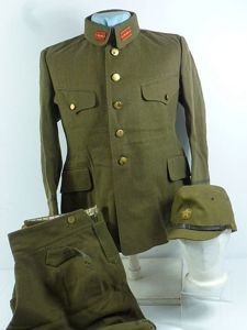 Exceptional Named Japanese Army Captain Uniform Set