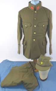 Exceptional Named Japanese Army 1st Lieut Uniform Set