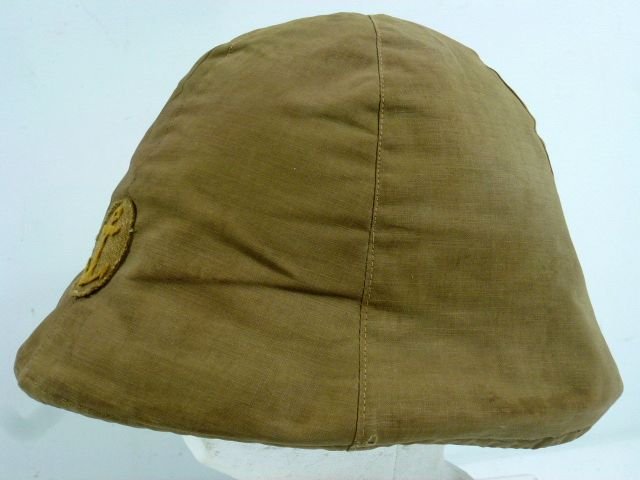 WWII Japanese Navy 1st Pattern Padded Helmet Cover — image 3