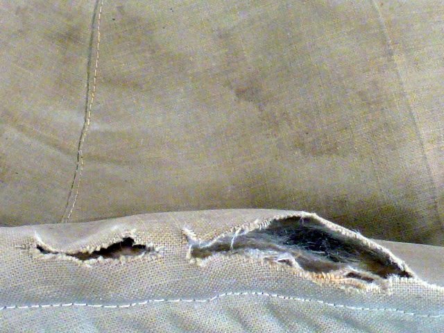 WWII Japanese Navy 1st Pattern Padded Helmet Cover — image 8