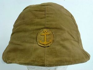 WWII Japanese Navy 1st Pattern Padded Helmet Cover