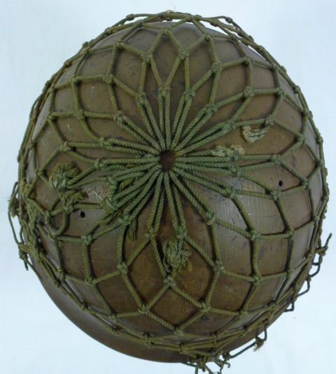 Japanese Army Type 90 Helmet with Camouflage Net — image 5