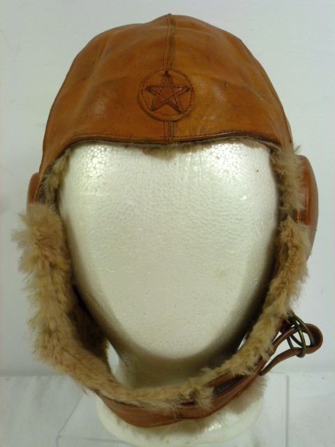Exceptional Japanese Army Pilot Winter Flight Helmet — image 2
