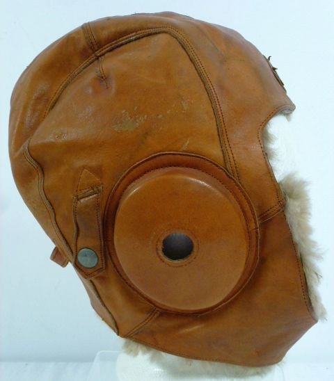Exceptional Japanese Army Pilot Winter Flight Helmet — image 4