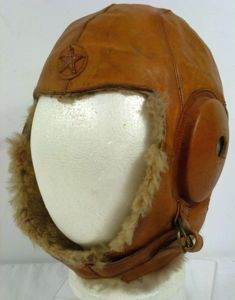 Exceptional Japanese Army Pilot Winter Flight Helmet