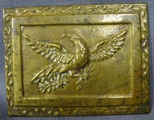 Militia Officer's Sword Belt Plate Circa 1815-1830