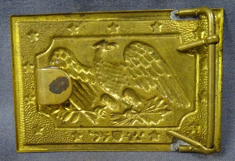 Sheet Brass Militia Belt Plate Circa 1840-1860 — image 2