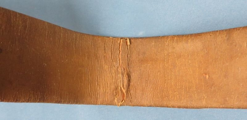 WWII Japanese Army Rubberized Canvas Enlisted Belt — image 3