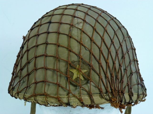 Untouched Type 90 Japanese Army Helmet with Cover / Net — image 2