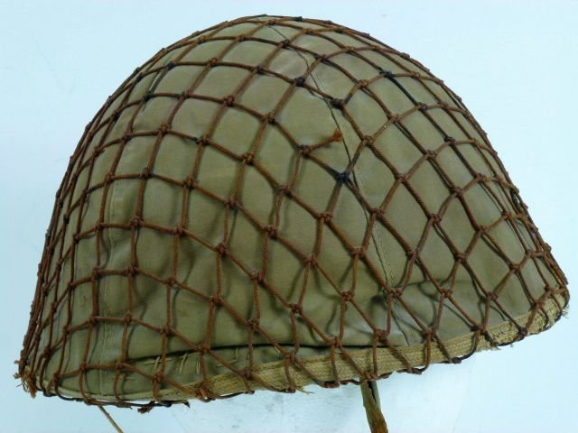 Untouched Type 90 Japanese Army Helmet with Cover / Net — image 3