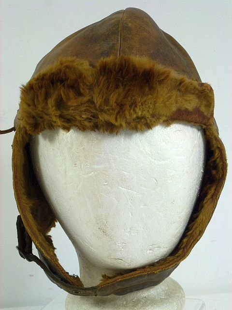 Pre WWII Japanese Pilot Flight Helmet — image 2