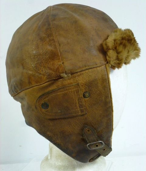 Pre WWII Japanese Pilot Flight Helmet — image 3