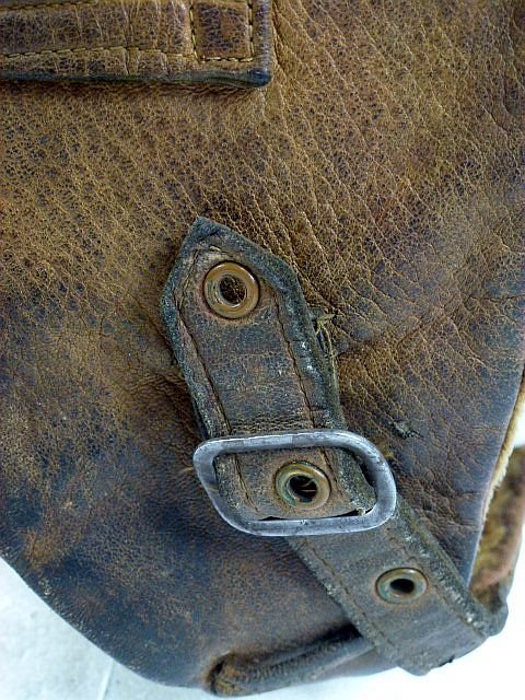 Pre WWII Japanese Pilot Flight Helmet — image 7
