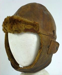 Pre WWII Japanese Pilot Flight Helmet