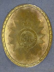 British Officer's Shoulder Belt Plate Circa 1790-1810