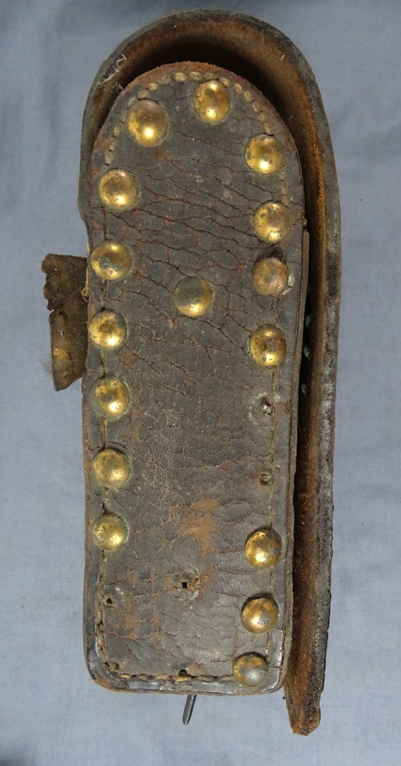 American Federal Period Tack-Decorated 18-Hole Cartridge Box — image 5