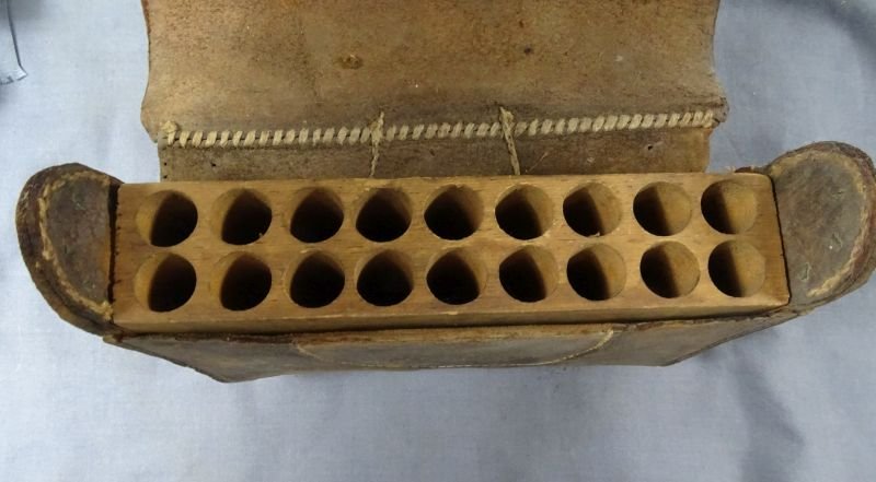 American Federal Period Tack-Decorated 18-Hole Cartridge Box — image 8