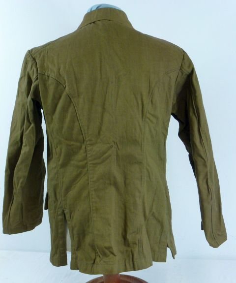 Japanese Navy Enlisted/NCO Olive Brown Summer Tunic — image 3