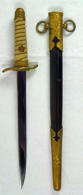 Named Imperial Japanese Navy Officer's Dirk — image 3