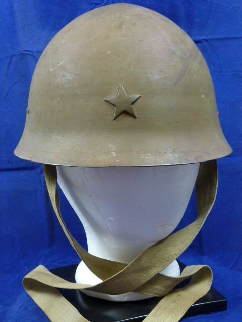Named Japanese Army Type 90 Combat Helmet with Cover — image 5