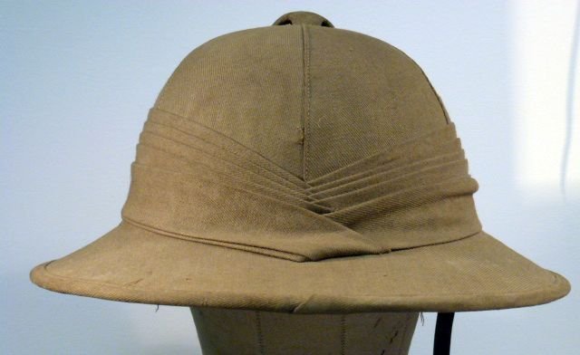WWII Named Japanese Army Officer's Tropical Helmet — image 3