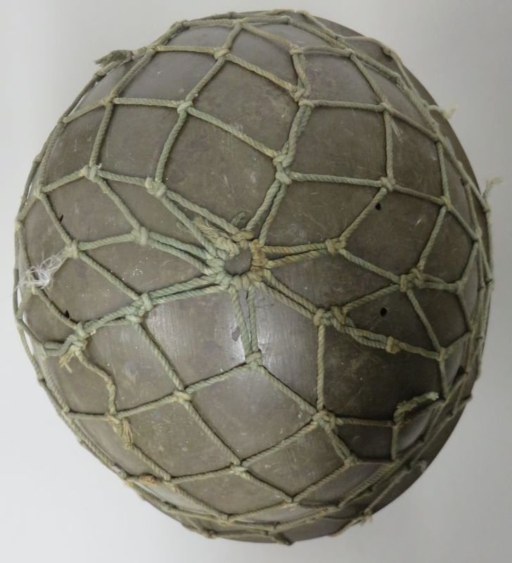 WWII Japanese Type 90 Helmet & Net — image 4