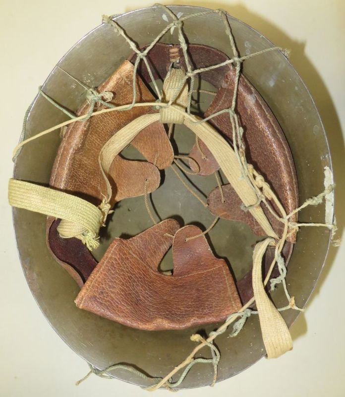 WWII Japanese Type 90 Helmet & Net — image 7