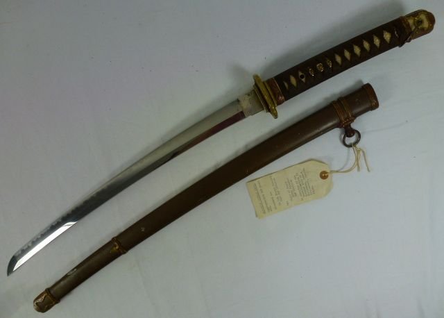 WWII Surrender Presented Army Officer Shin Gunto Sword — image 2