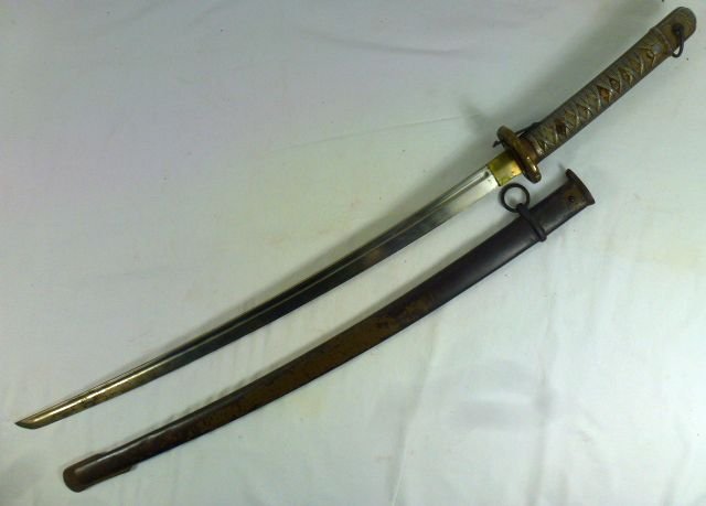 WWII Japanese Army NCO Type 95 Shin-Gunto Sword — image 3