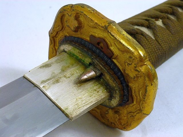 Signed WWII Japanese Army Officer Shin Gunto Sword — image 9