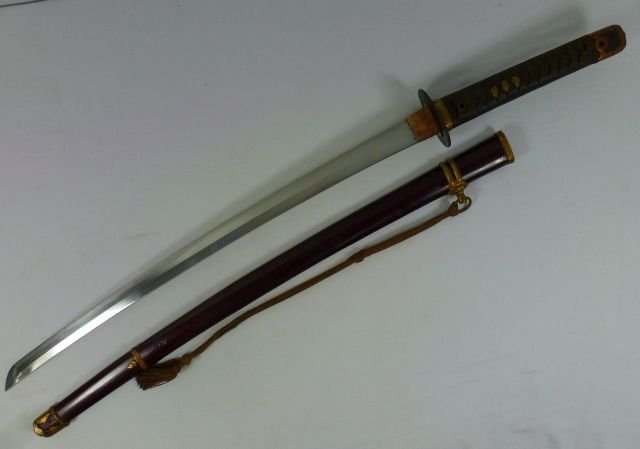 SOLD / Japanese Navy Officer Shin Gunto Sword — image 2