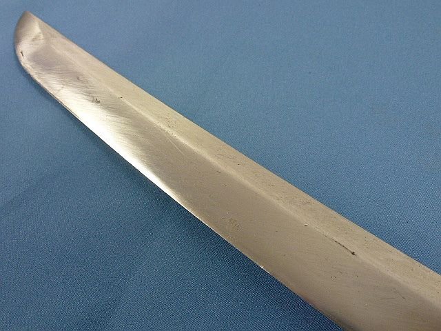 Edo Period Brass Mounted Wakizashi Short Sword — image 4