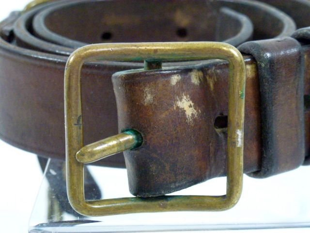 Japanese Cavalry Enlisted Leather Sword Belt — image 2