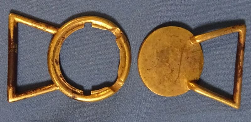 Small Early US Navy Belt Buckle – For Navy Dirk — image 3