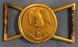 Small Early US Navy Belt Buckle – For Navy Dirk