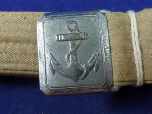 WWII Japanese Navy NCO Belt with Buckle