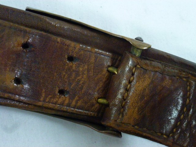 Imperial German Unit Marked Belt & Brass Buckle — image 3