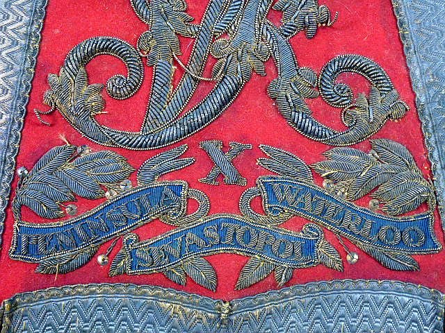 Id'd 10th Royal Hussars Sabretache dated 1870 — image 2