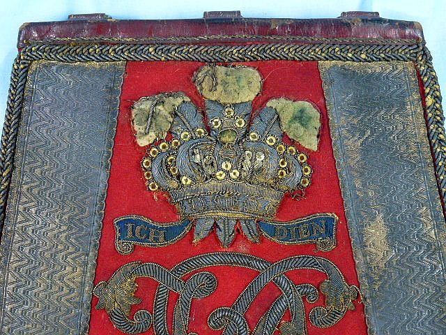 Id'd 10th Royal Hussars Sabretache dated 1870 — image 3