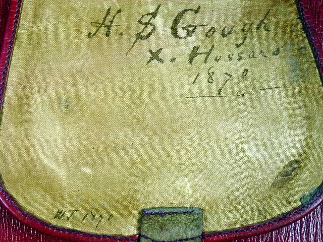 Id'd 10th Royal Hussars Sabretache dated 1870 — image 6