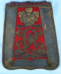 Id'd 10th Royal Hussars Sabretache dated 1870