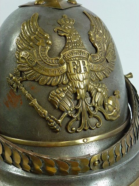 Model 1843 Prussian Cuirassier Enlisted Pickelhaube — image 5