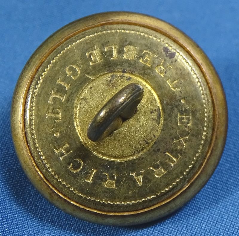 CS Army Staff Coat Button / Extra Rich Treble Gilt — image 2
