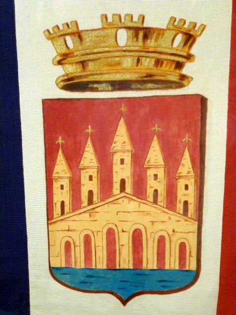 WWI Framed Presentation French Flag to Red Cross Worker — image 3