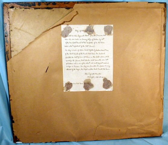 WWI Framed Presentation French Flag to Red Cross Worker — image 4