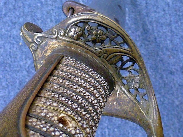 Very Old Samurai Sword in Officer Kyu-Gunto Mounts — image 10